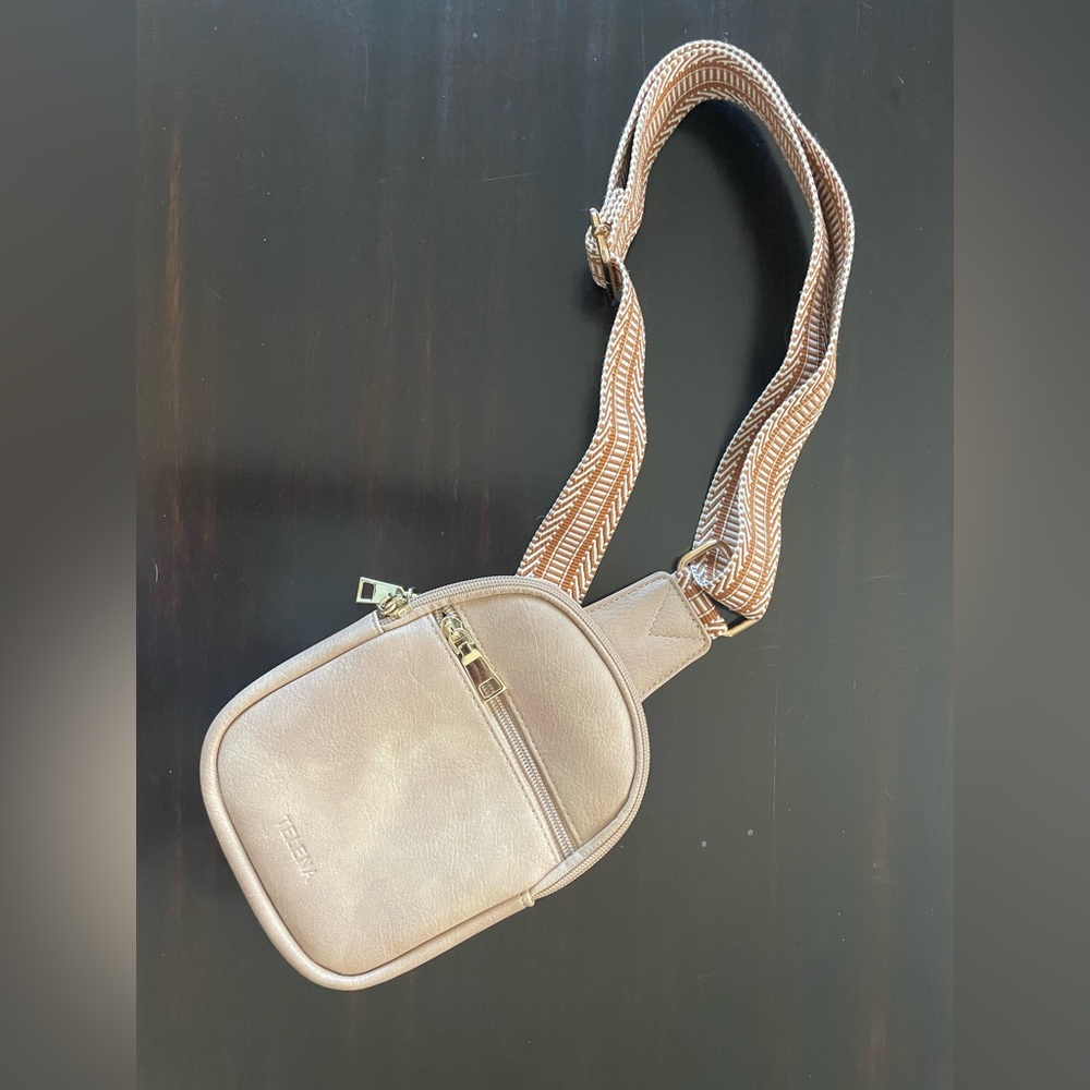 Telena Tan Crossbody Sling Bag